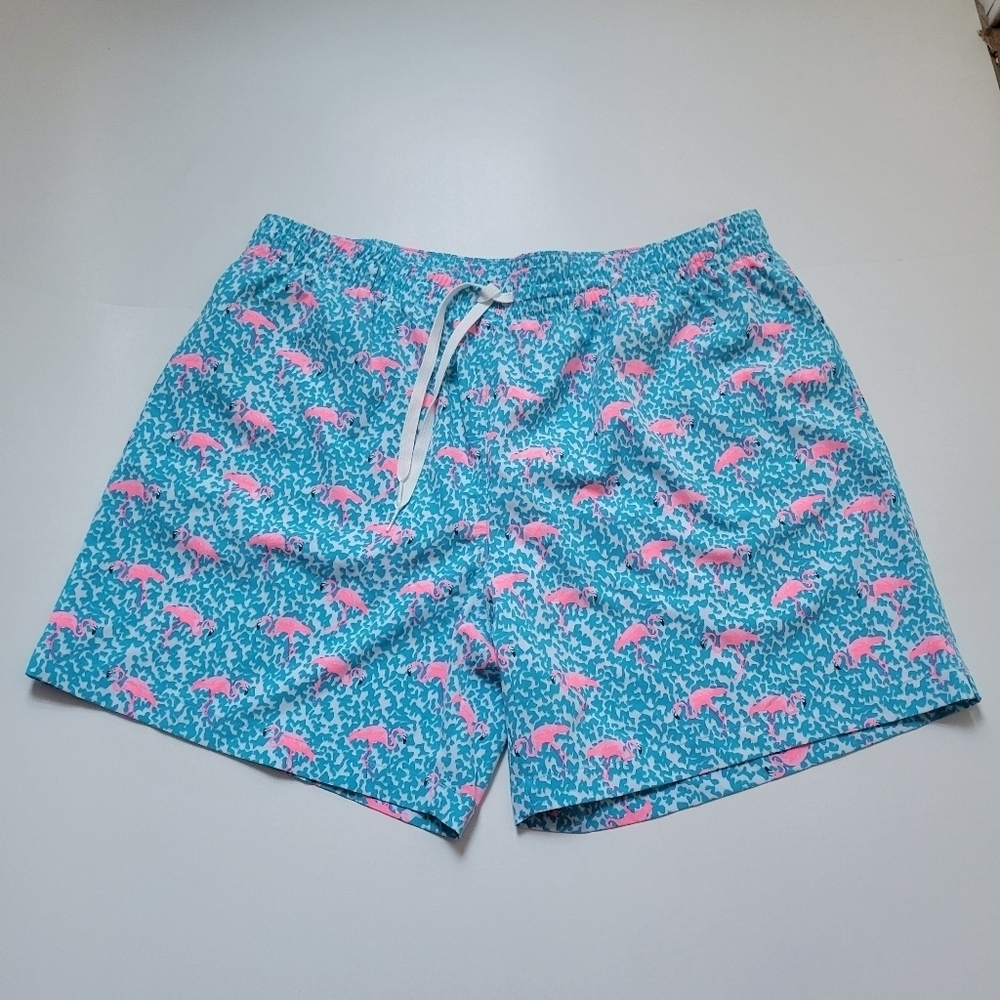 Chubbies the Domingos are for Flamingos swim trunks. - Picture 3 of 14